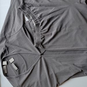 Nordstrom Vintage Gray 3 Piece Lounge Leisure Set Cardigan Tank and Pant S